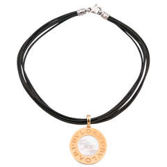 1960s Bulgari Necklace with extra cord