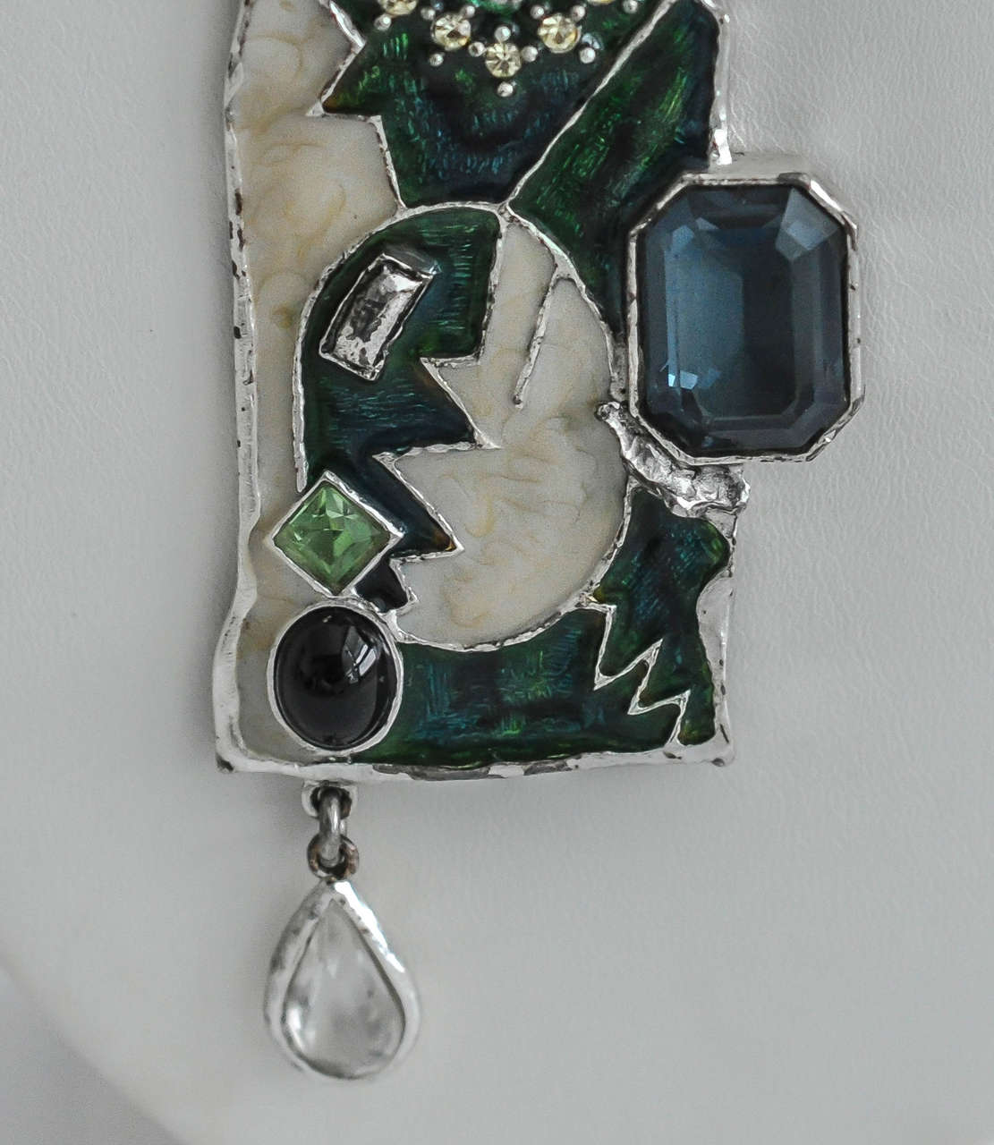 1990s Lacroix Modern Tribalist Necklace For Sale 1