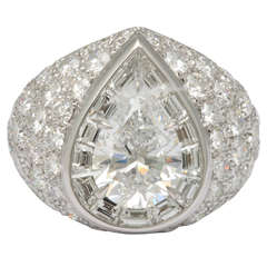 Magnificent Pear Shape Diamond RIng 9