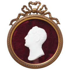 French Tsar Nicholas I Bisque Porcelain Portrait 9