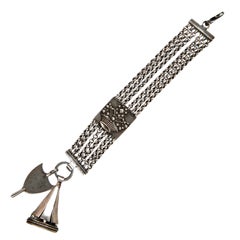 Antique Sterling Silver Bracelet with Dutch Hallmarks Presented by Carol Marks