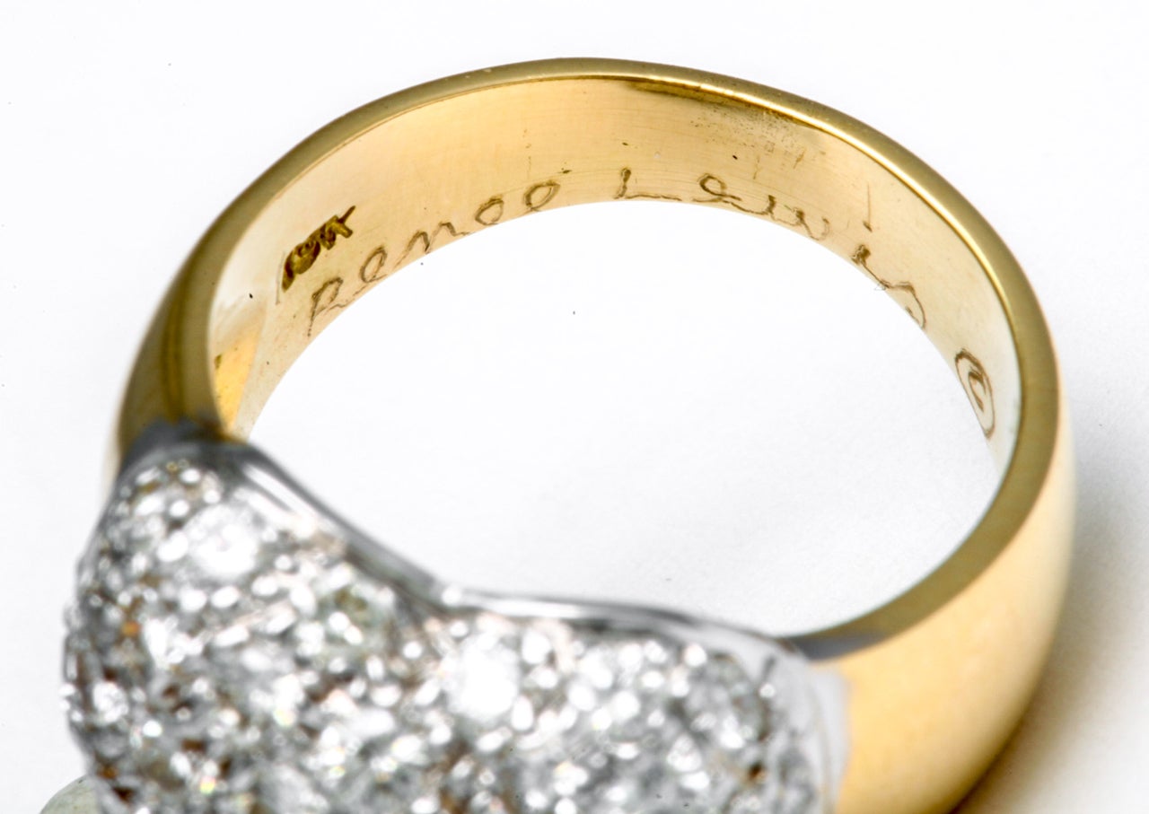 Women's Rene Lewis Diamond Heart Ring