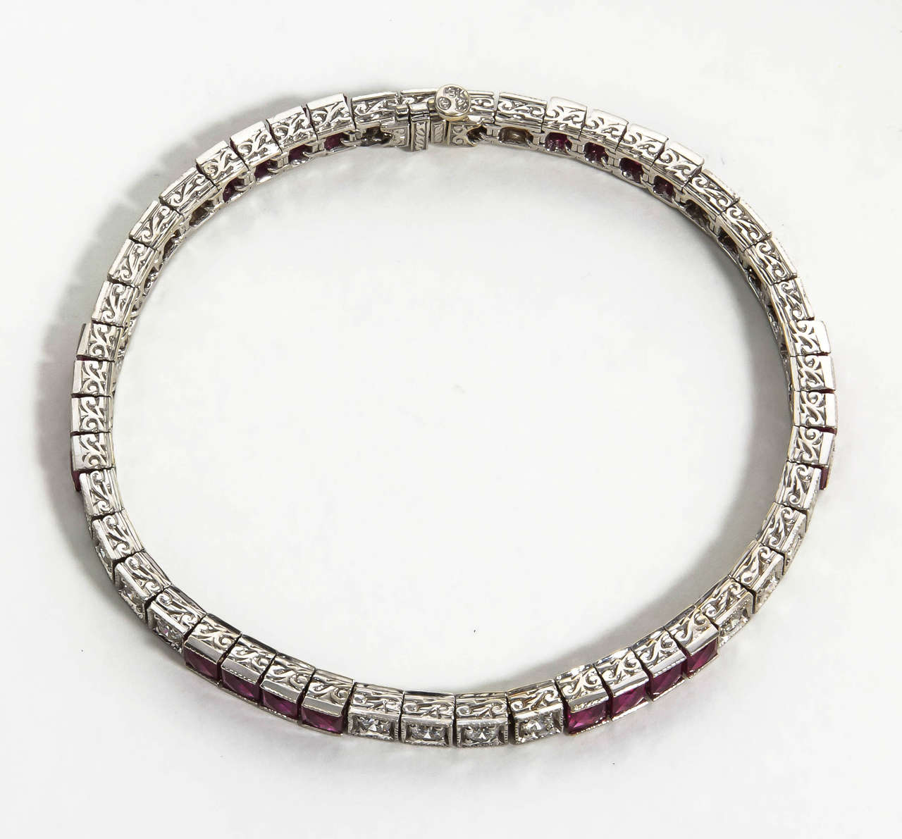 engraved diamond bracelet