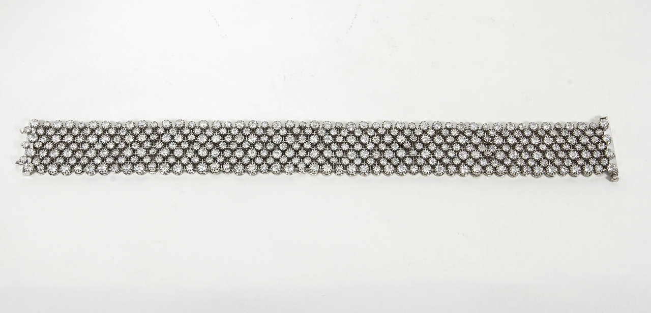 diamond mesh bracelet