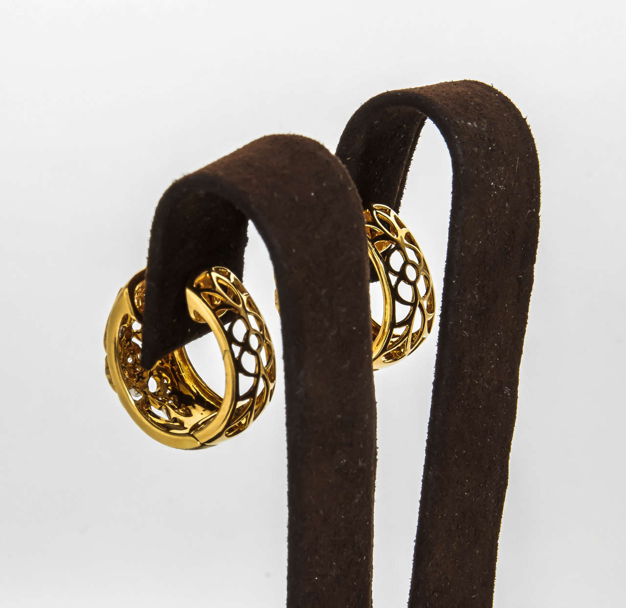 Gold Hug Earrings main image 1