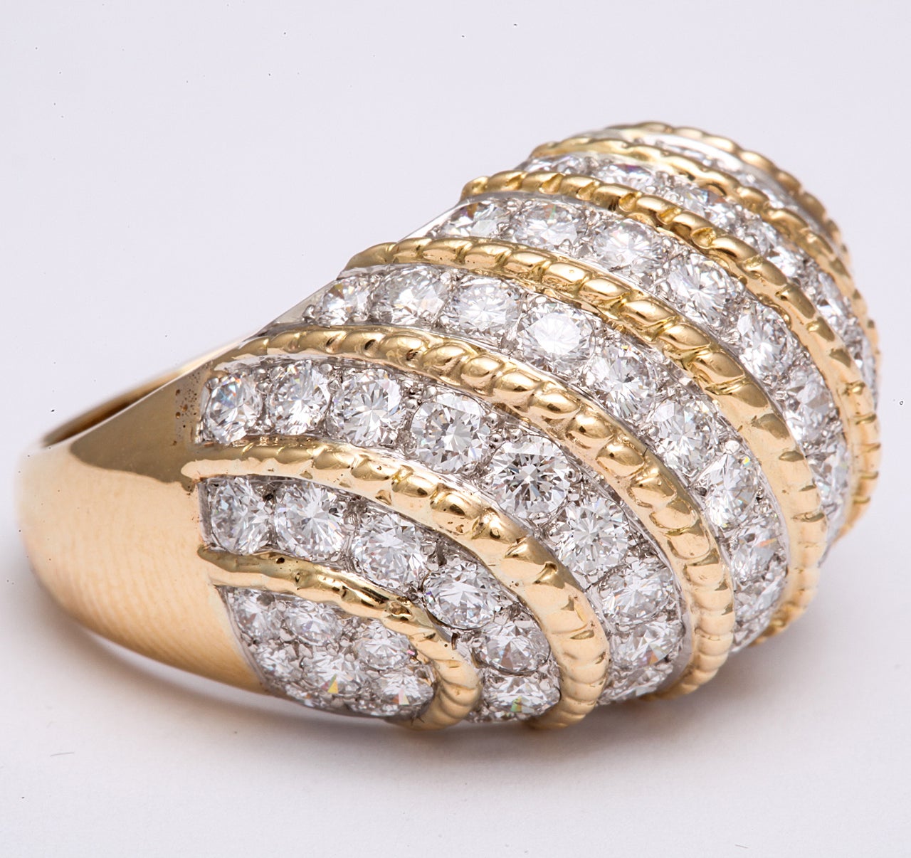 Diamond Chevron Ring 1