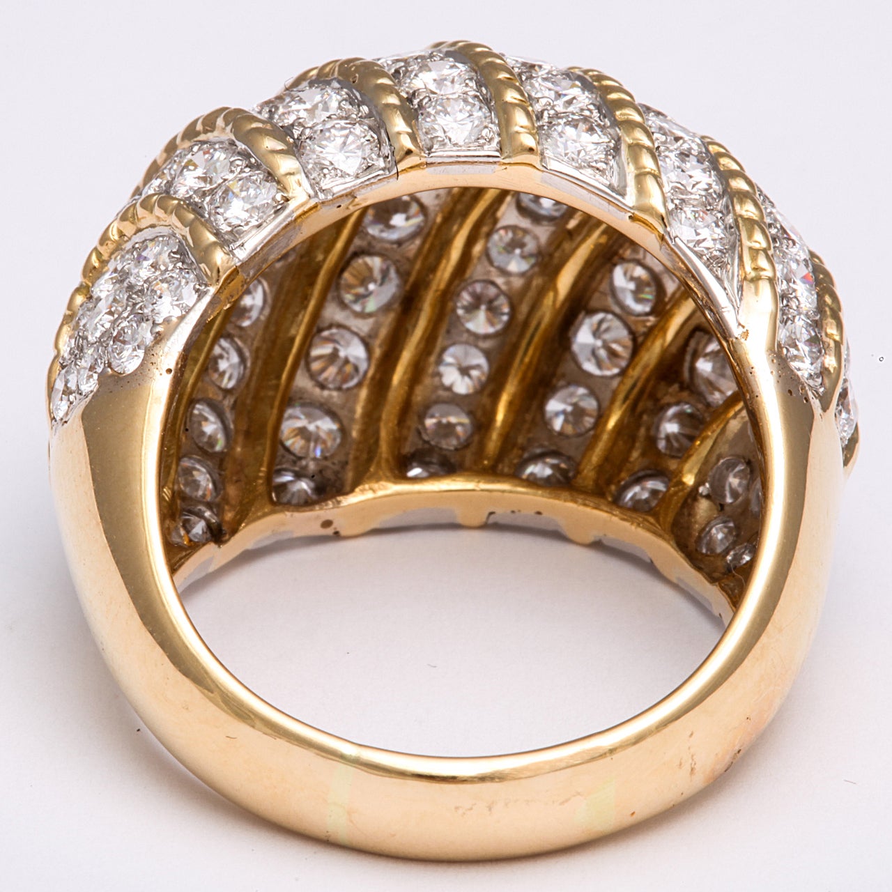 Diamond Chevron Ring 2