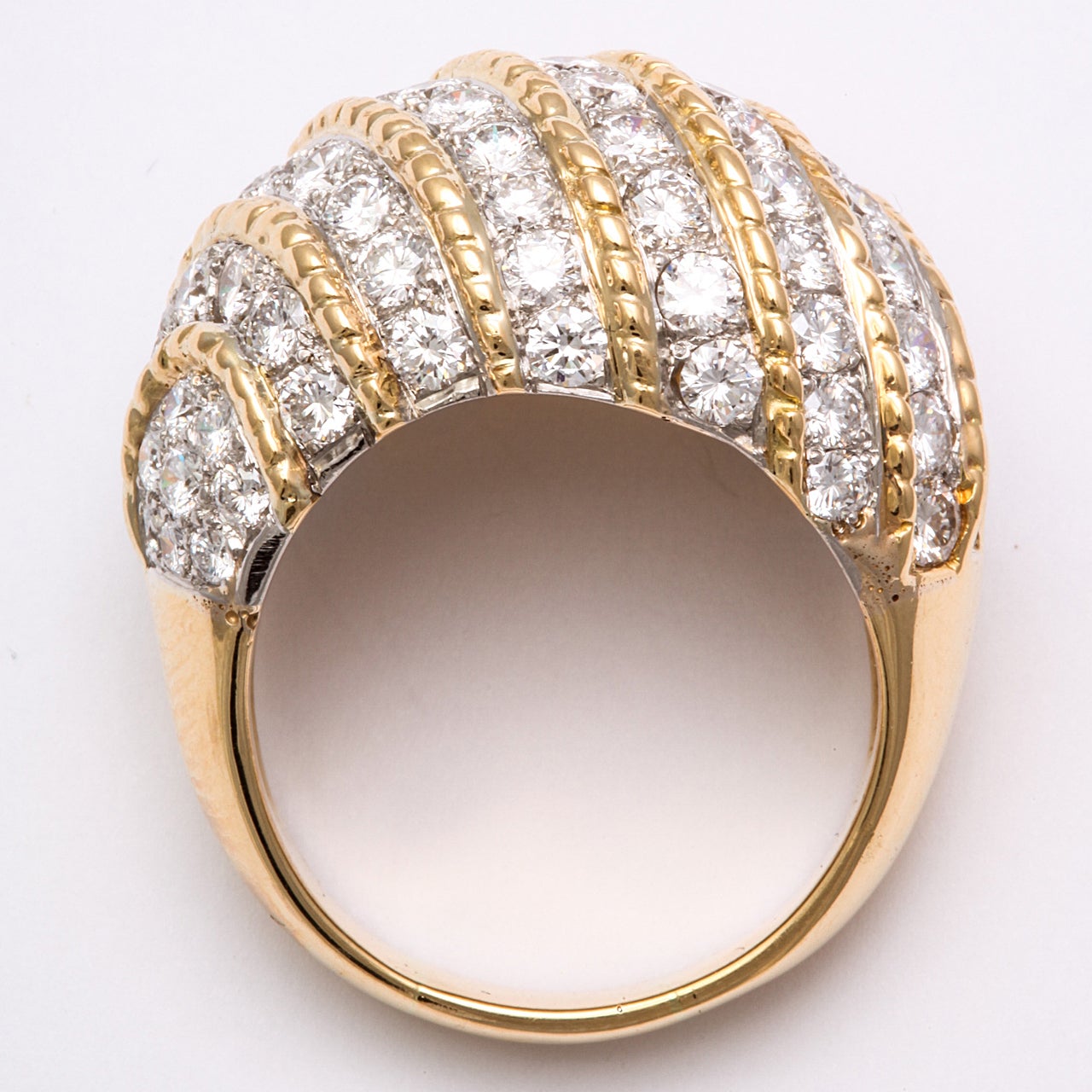 Diamond Chevron Ring 3