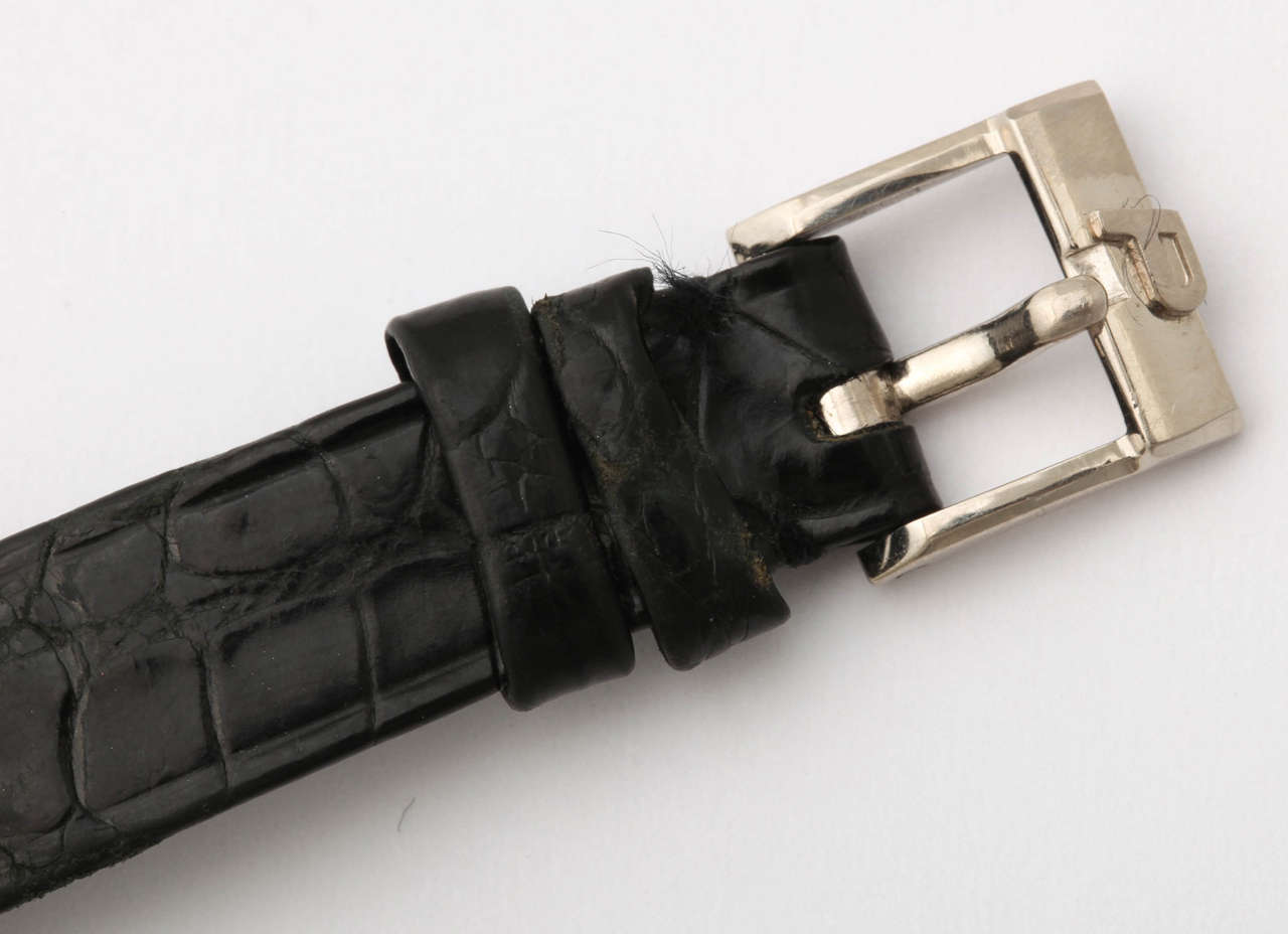 Piaget White Gold diamond Lapis Dial Mechanical movement Wristwatch 1