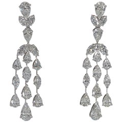 Classic Diamond Drop Earrings