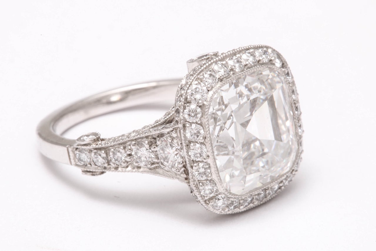 Tiffany & Co., Diamond Solitaire Ring For Sale 2