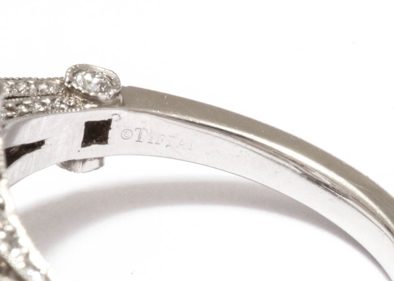 Tiffany & Co., Diamond Solitaire Ring For Sale 4