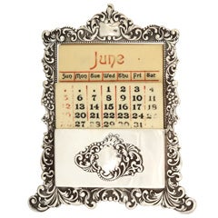 Used Sterling Silver Perpetual Calendar