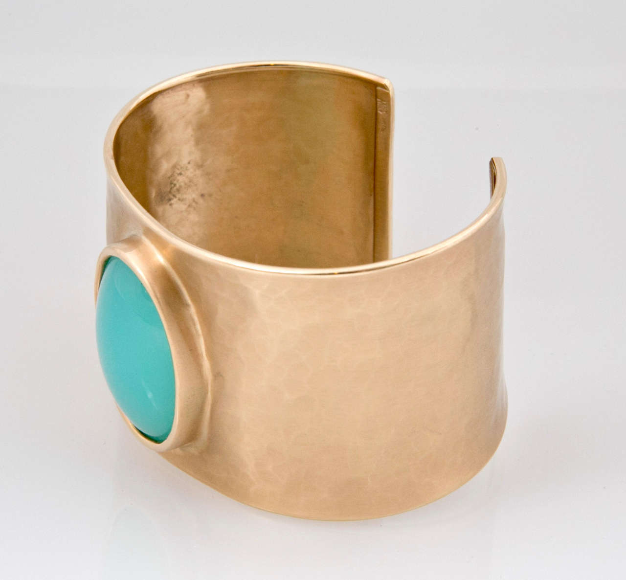 Women's Hammered Gold Cuff bracelet Presented By Jewelry And Such