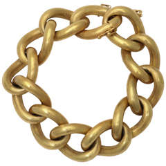 Hollow Link Florentined Bracelet