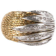 50
s 18kt Platinum and Diamond Dome Ring 50
s 18kt Platinum and Diamond Dome Ring