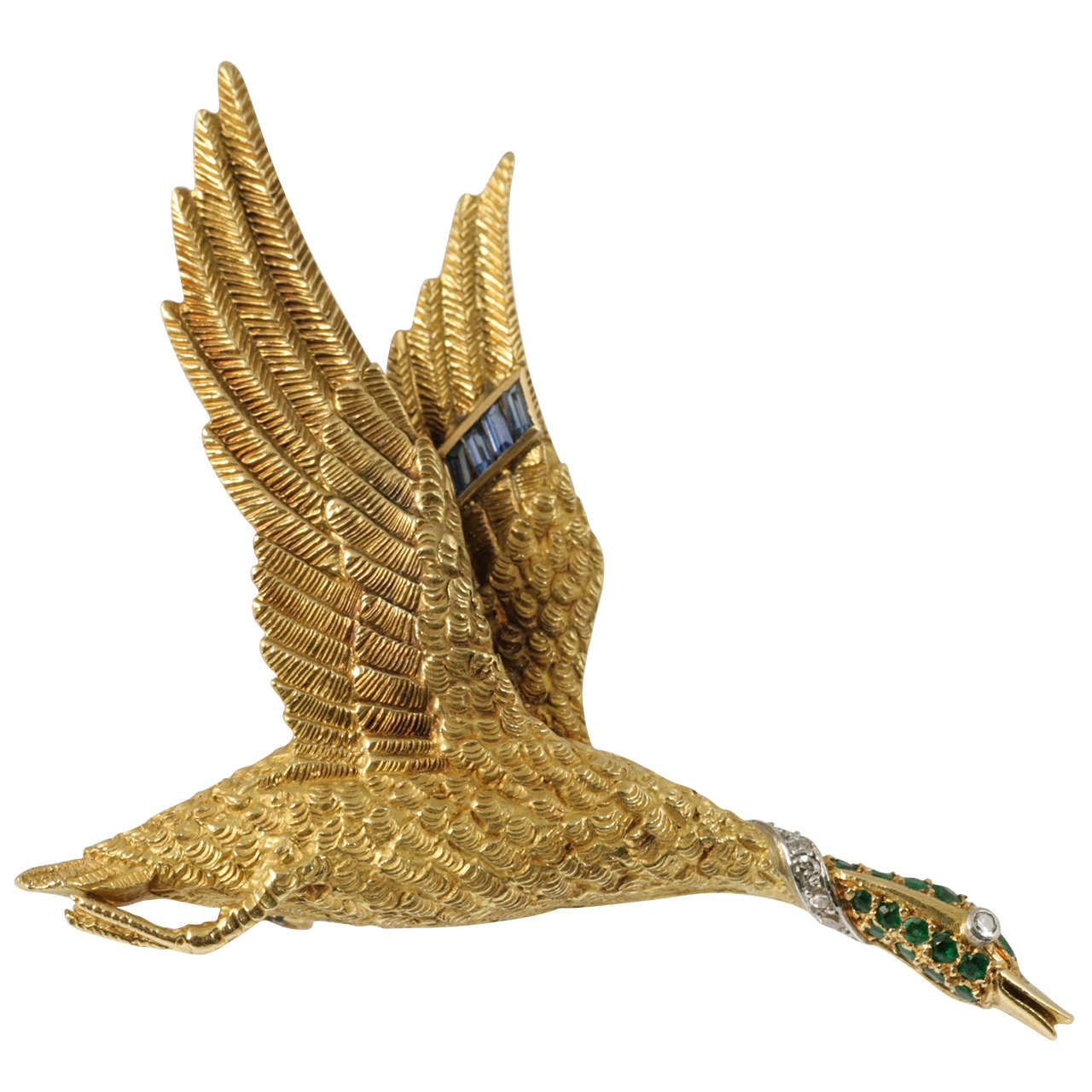 Hermes Fliegende Gans Pin im Angebot