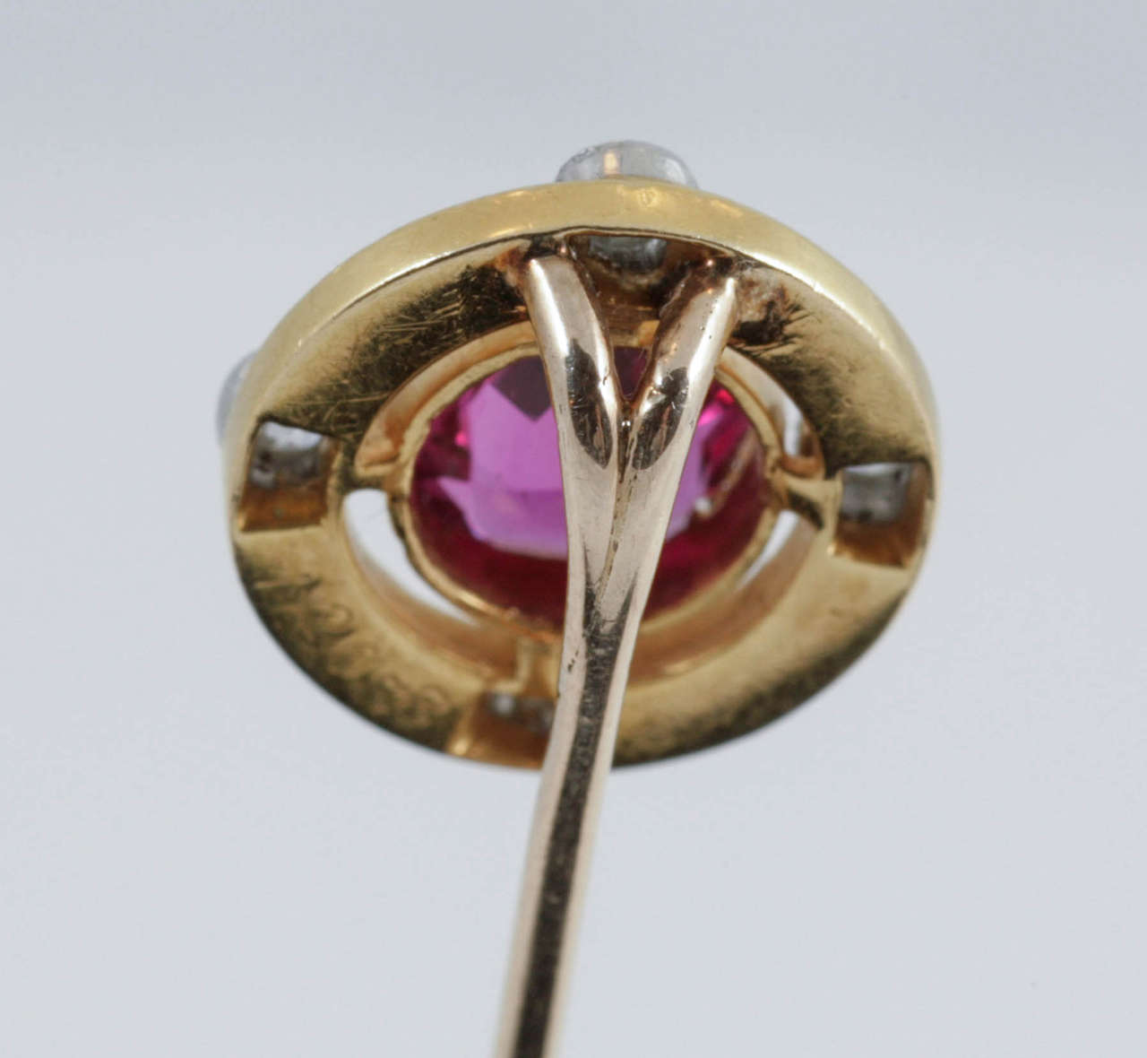ruby tie pin