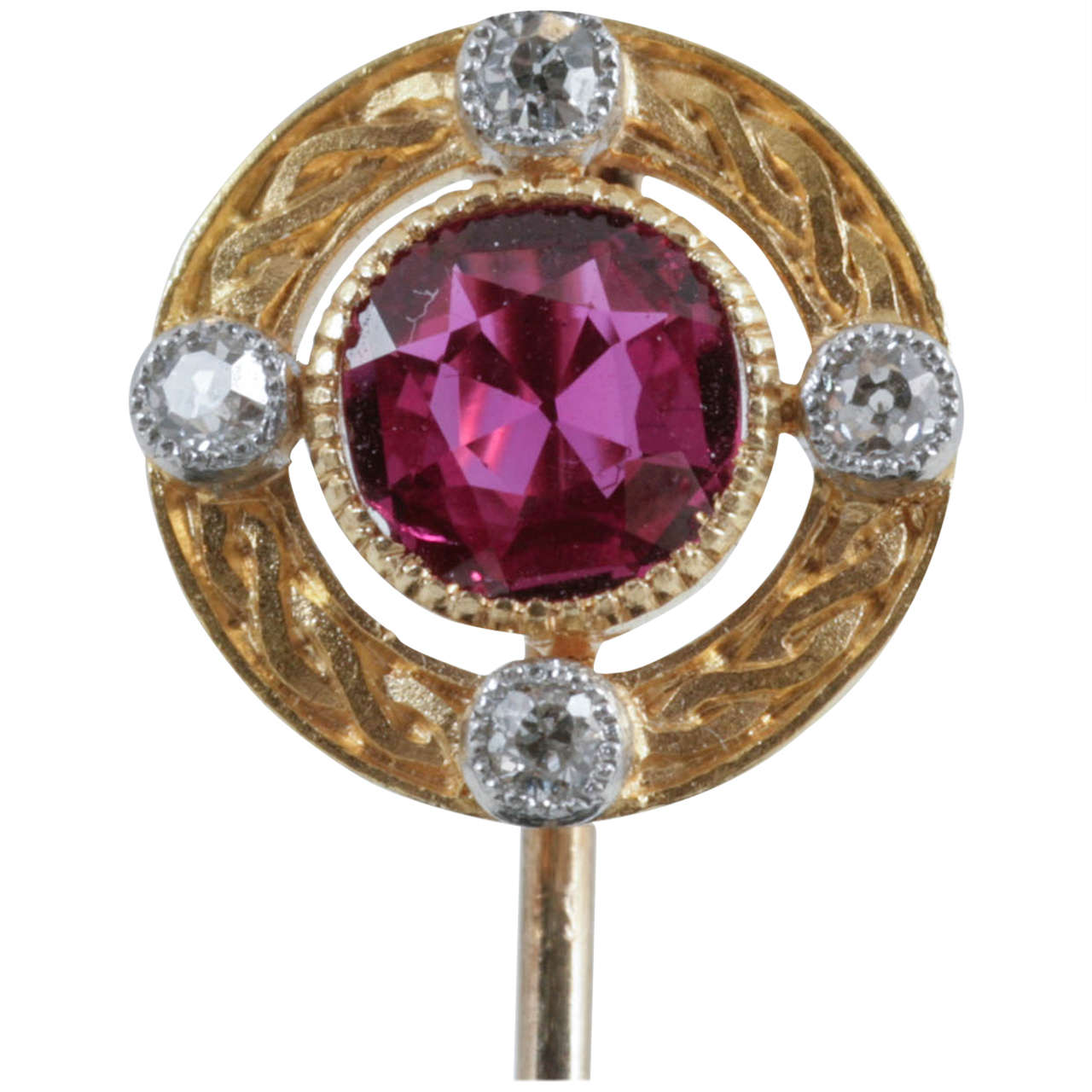 ruby tie clip