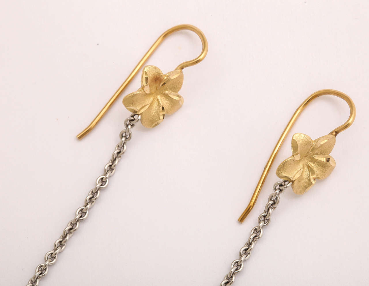 gold dangling earrings images