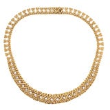 Van Cleef& Arpels Gold and Diamond Necklace