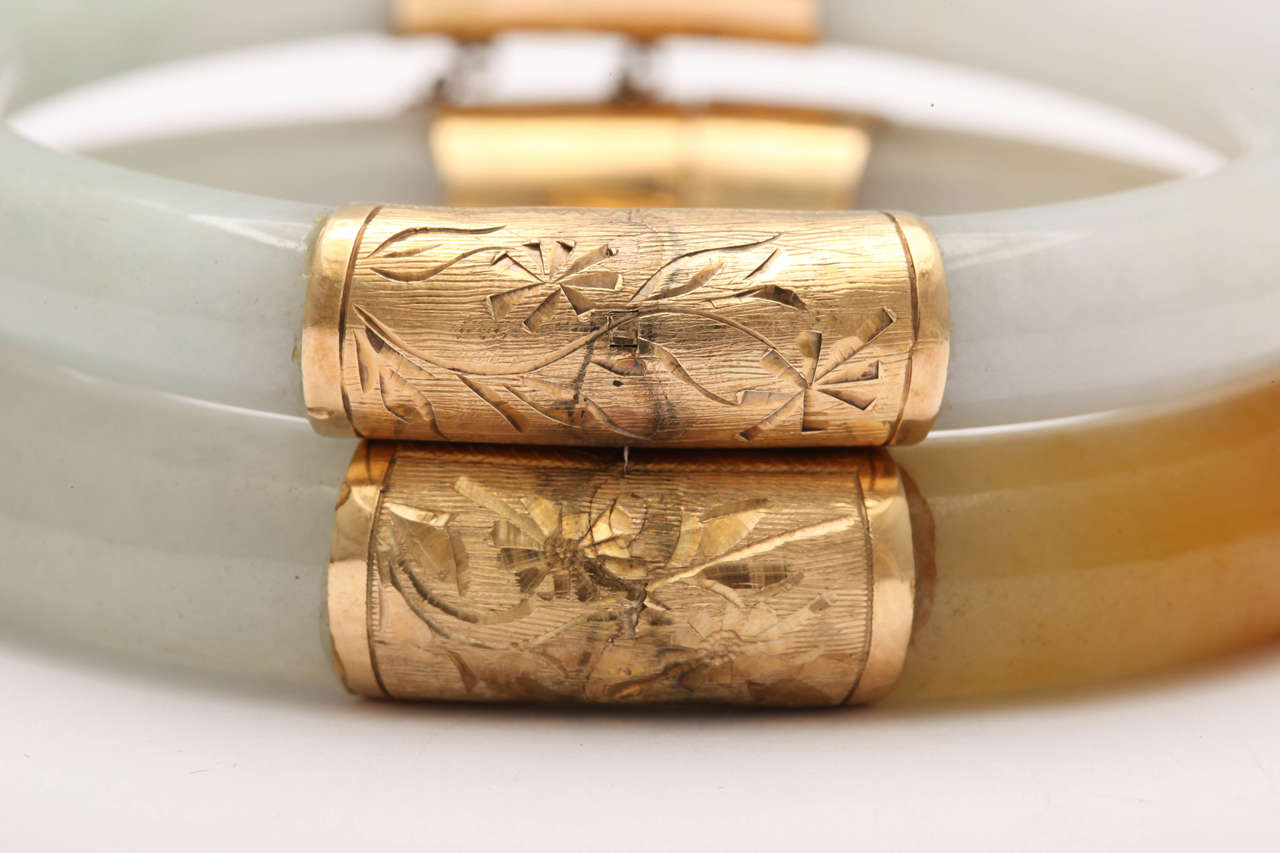 jade bangle with clasp