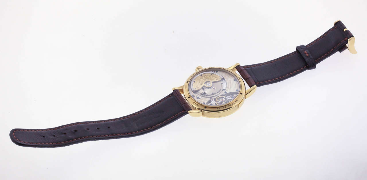 Lange & Sohne Yellow Gold Sax-O-Mat Automatic Wristwatch 1