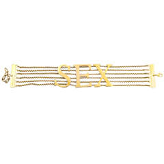 Iconic Dolce & Gabbana "SEX" Choker Necklace