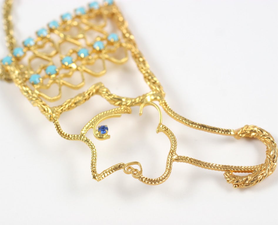 Women's Nefertiti Pendant Necklace, Costume Jewelry For Sale