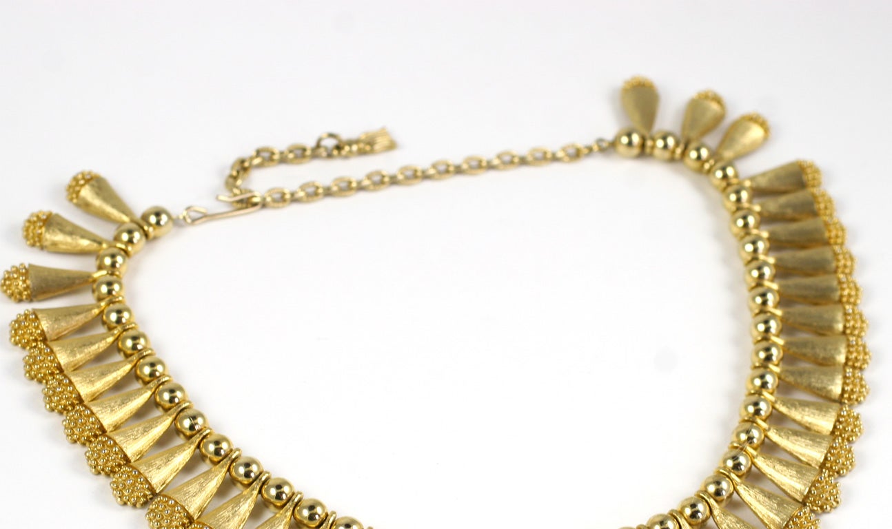 gold egyptian necklace