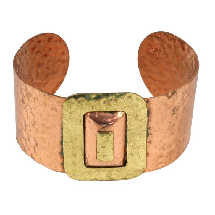 Copper Cuff Bracelet For Sale at 1stdibs