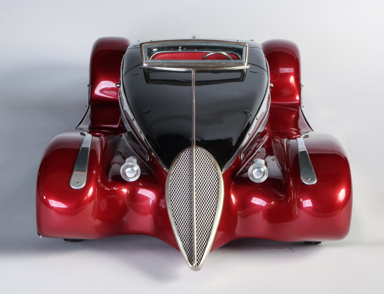 Bugatti Silver Car Model