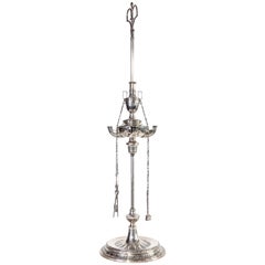 Antique Silver Oil Lamp Alessandro Maldura