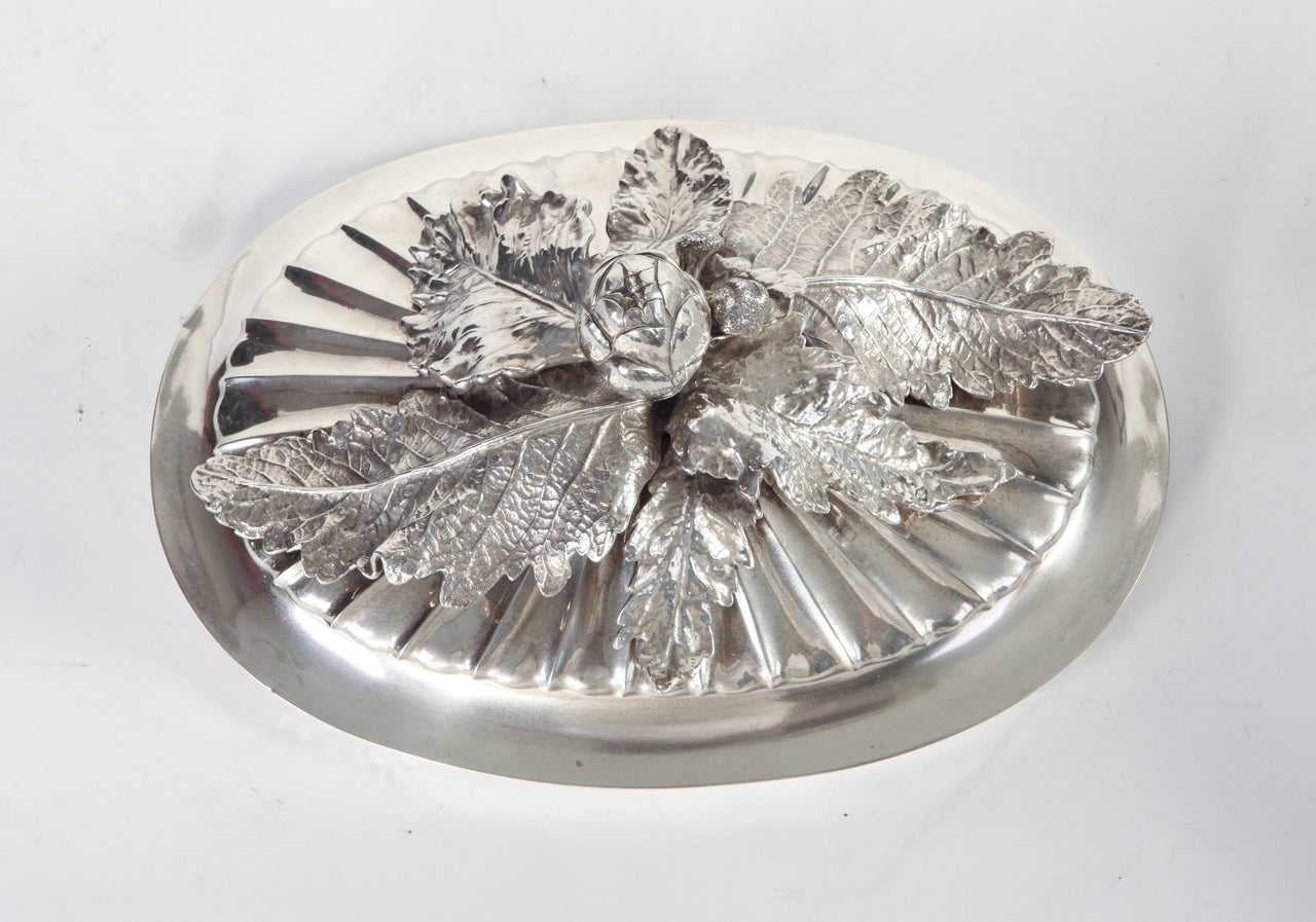 Danish Silver Soup toureen and Plate 1853 In Excellent Condition For Sale In Bologna, IT
