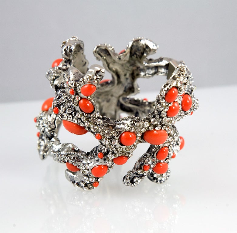 Valentino Coral Runway Cuff 1