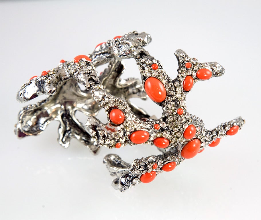 Valentino Coral Runway Cuff 3