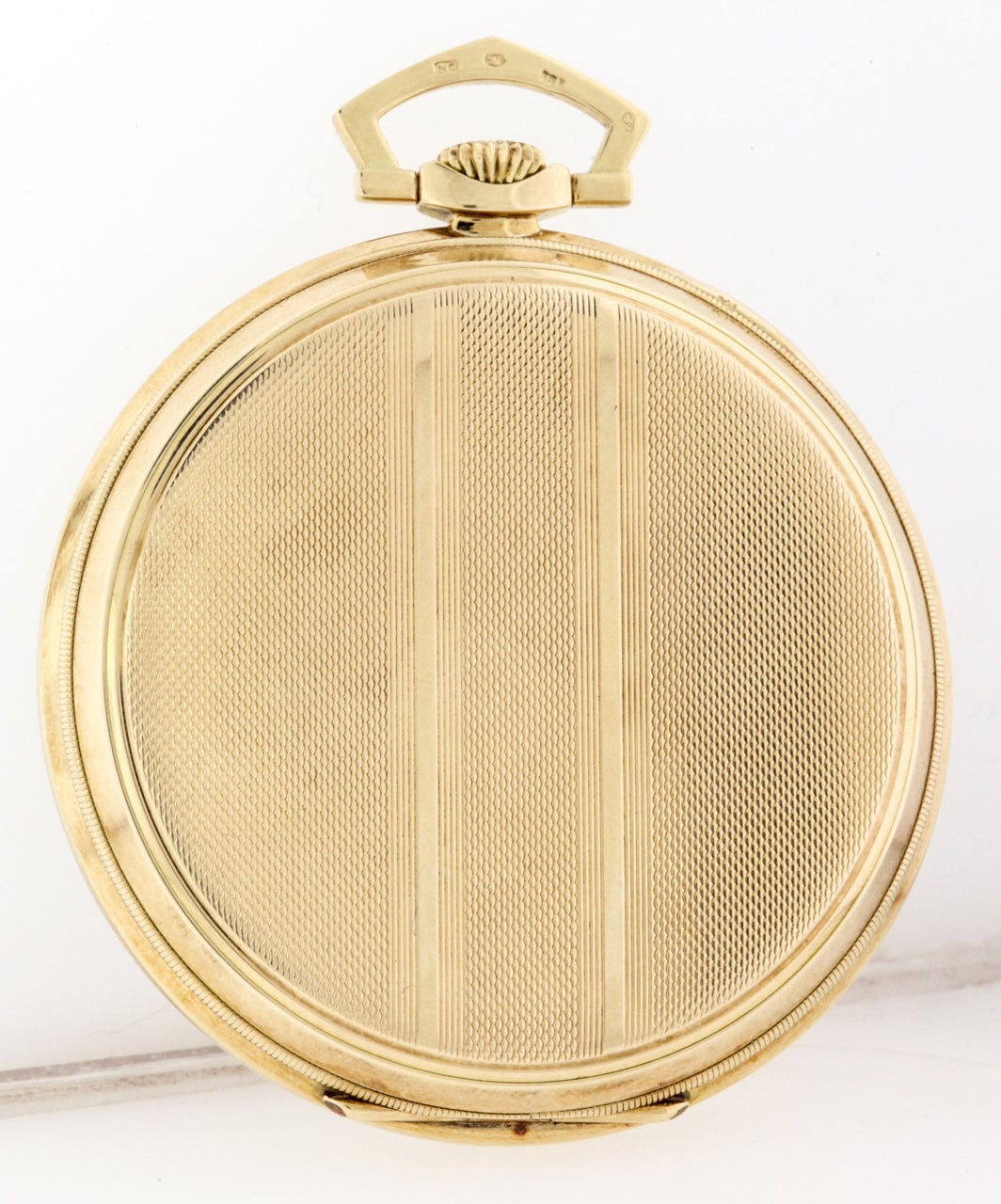 IWC Yellow Gold Pocket Watch In Good Condition In New York, NY