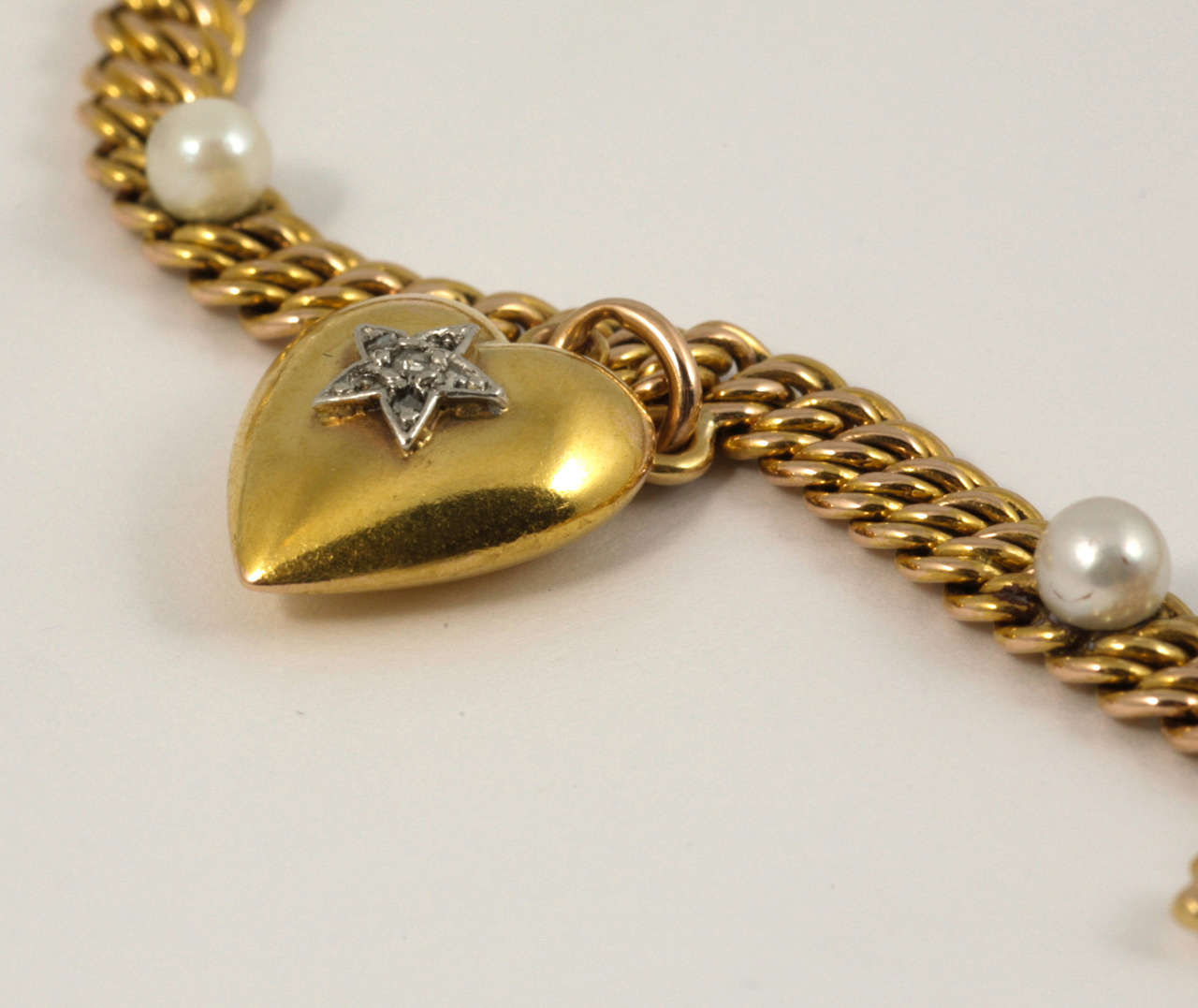 French Gold Charm Bracelet 2