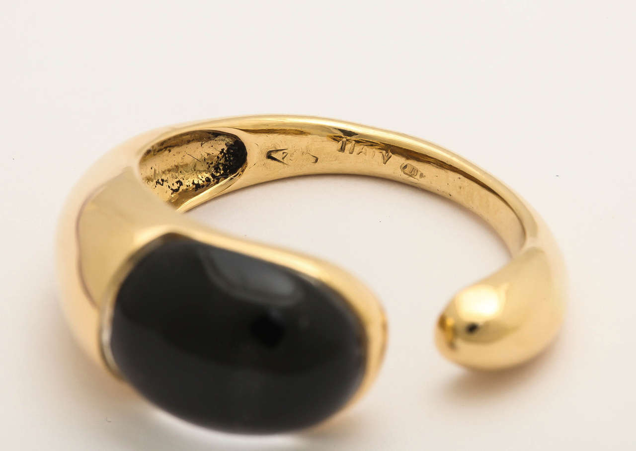 Faraone Mennella Onyx Gocce Ring For Sale 1