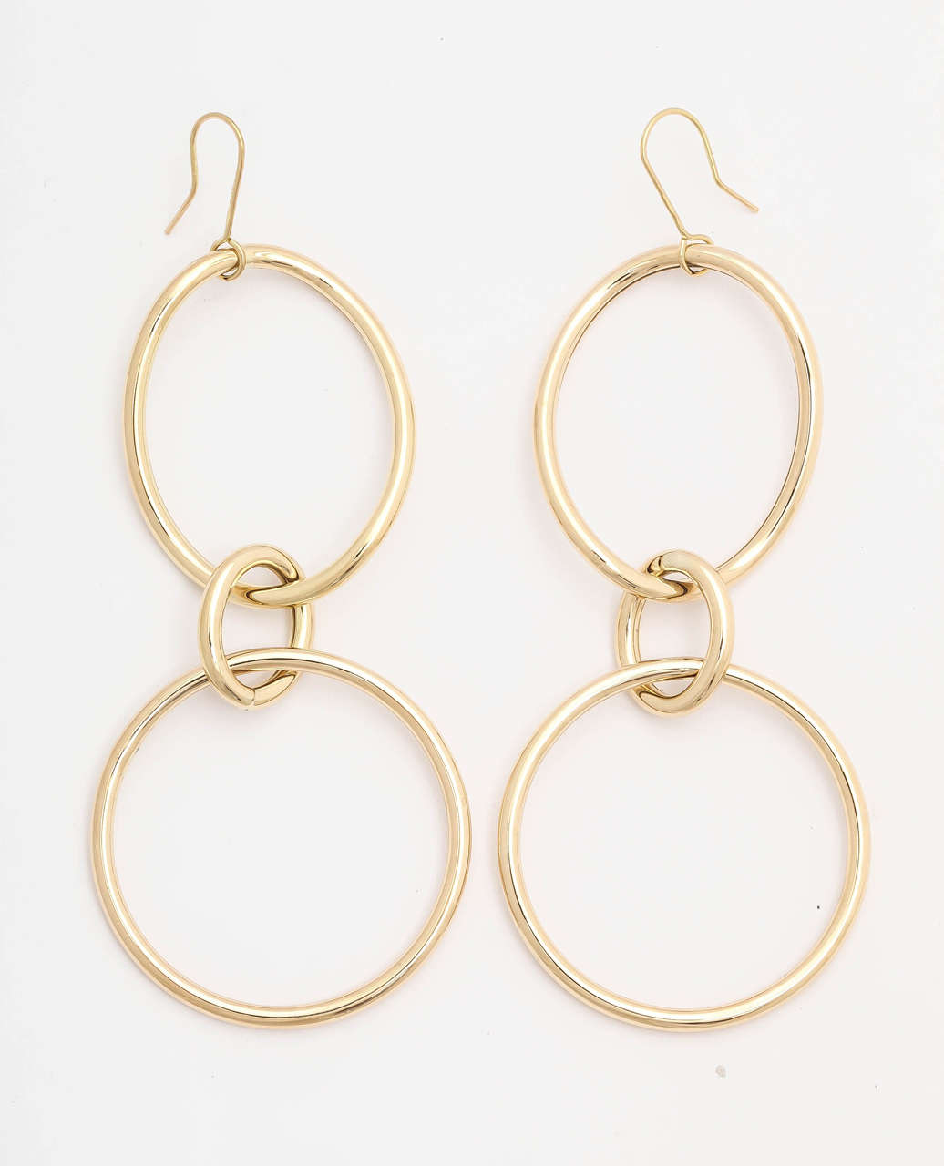 18Kt yellow gold Stella earrings