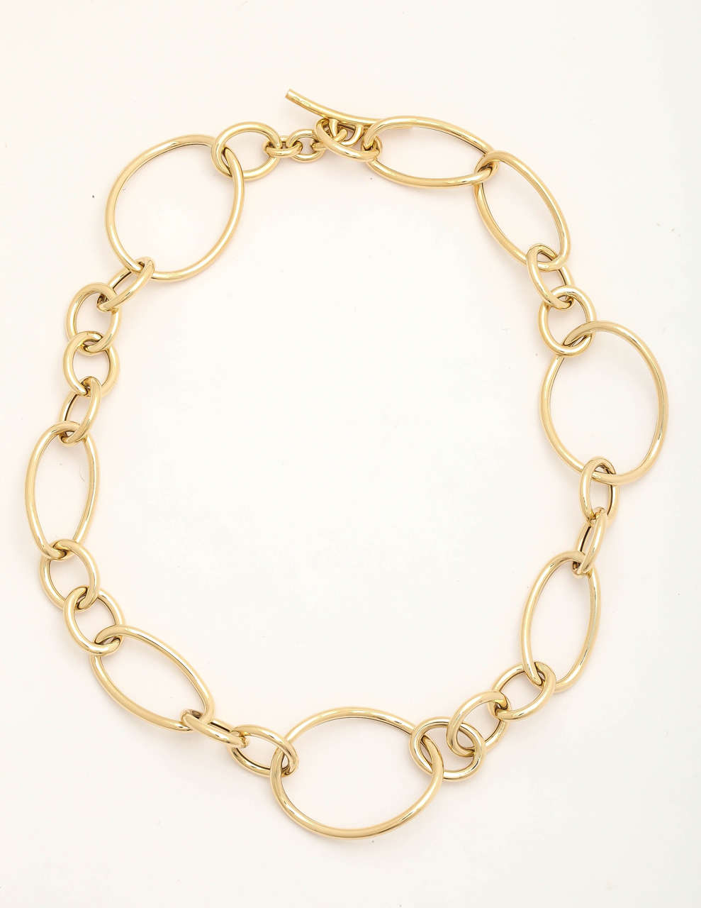 18K Italian yellow gold twisted link chain, from 