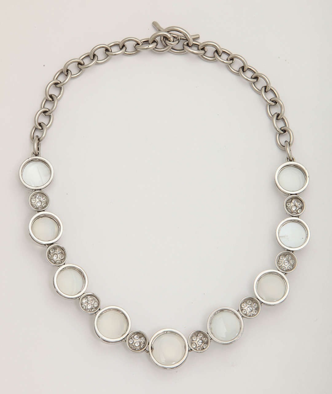 Women's Faraone Mennella Diamond Moonstone Necklace For Sale