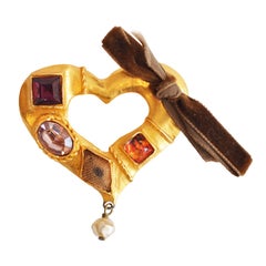 Vintage Heart Brooch by CHRISTIAN LACROIX