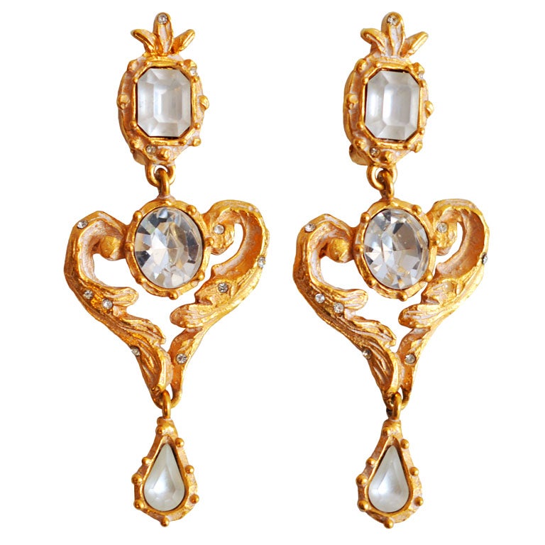 Earrings by CHRISTIAN LACROIX at 1stDibs