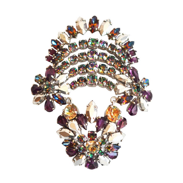 CHRISTIAN DIOR brooch at 1stdibs