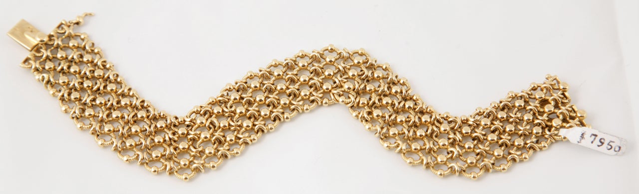 Heavy quality openwork, 18ct gold by Cartier of Paris