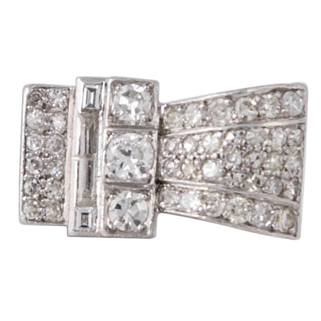 Diamond Buckle Ring For Sale