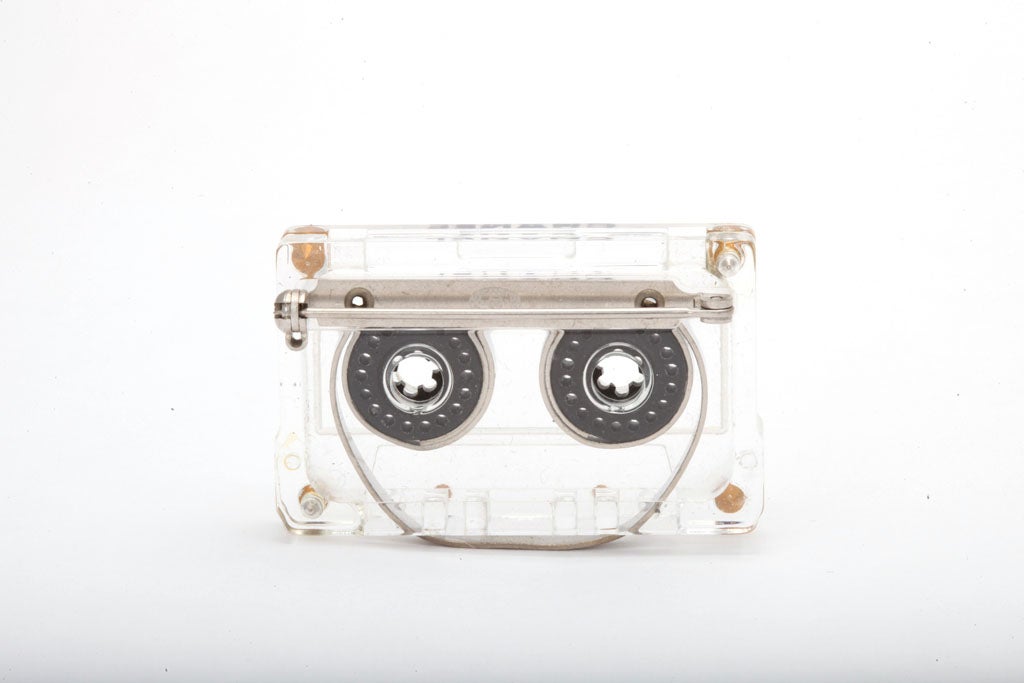 chanel cassette brooch