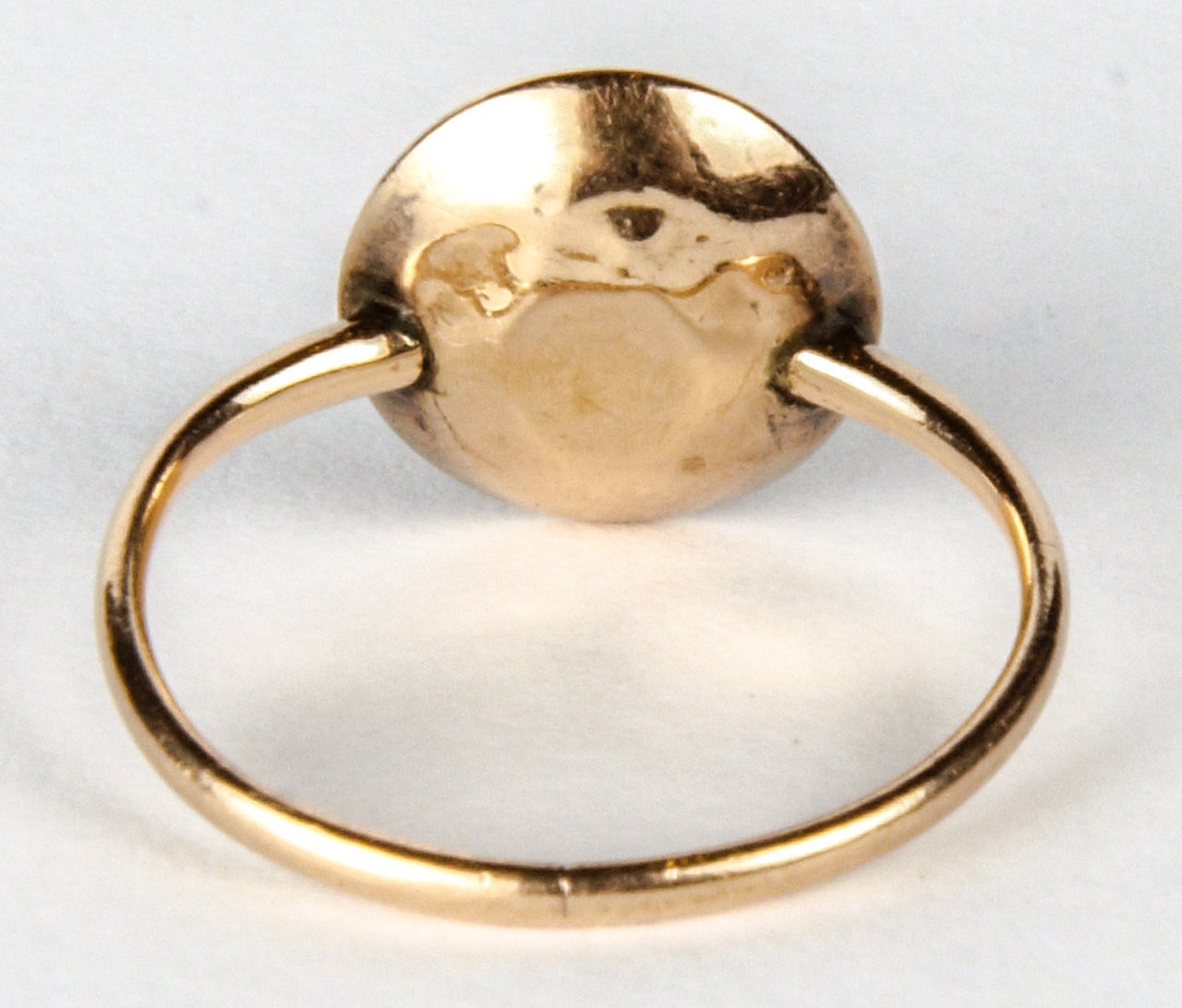 Women's or Men's GOLD RING WITH 18th CENTURY INTAGLIO