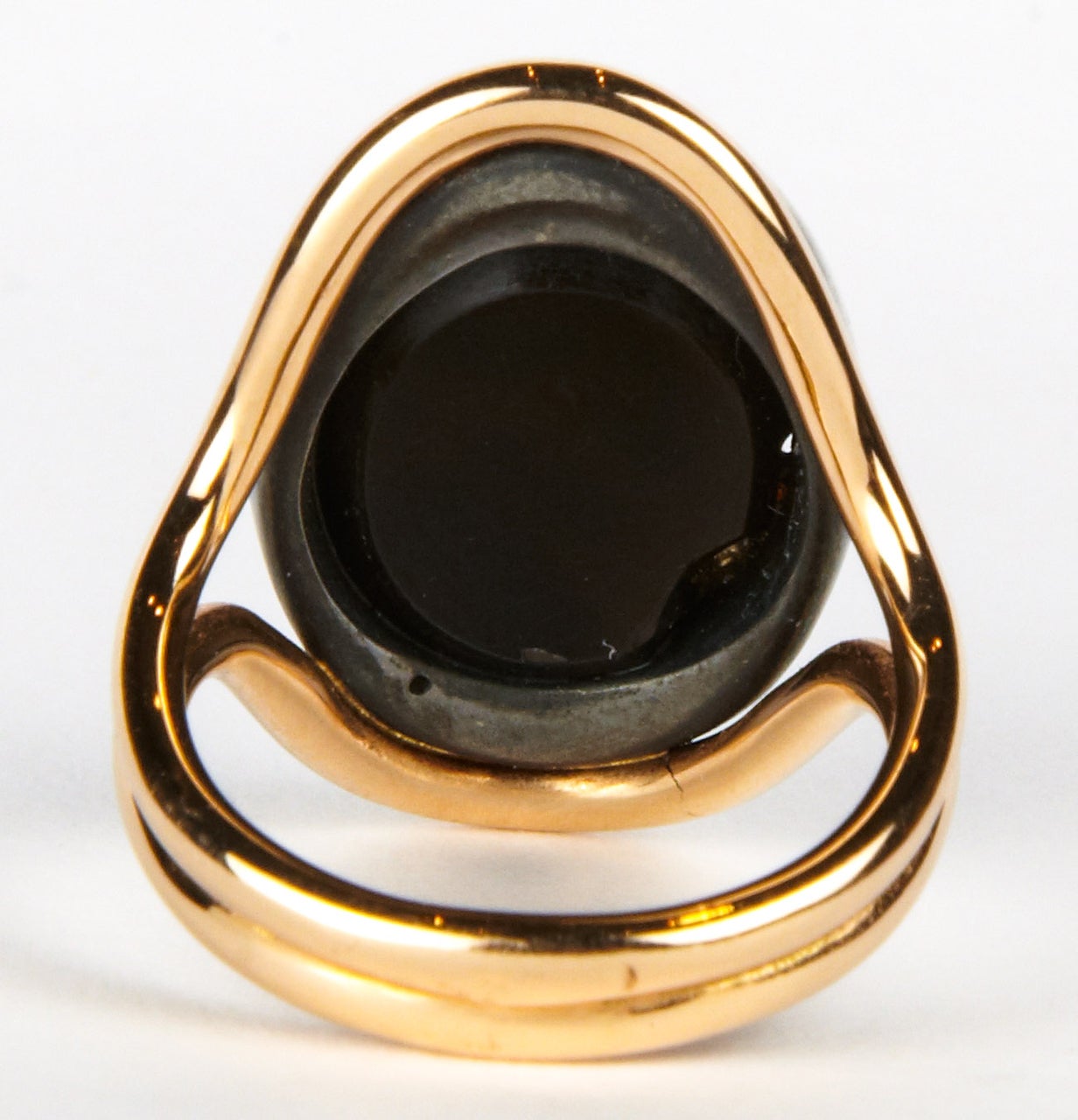 RING WITH ROMAN NICOLO INTAGLIO 1